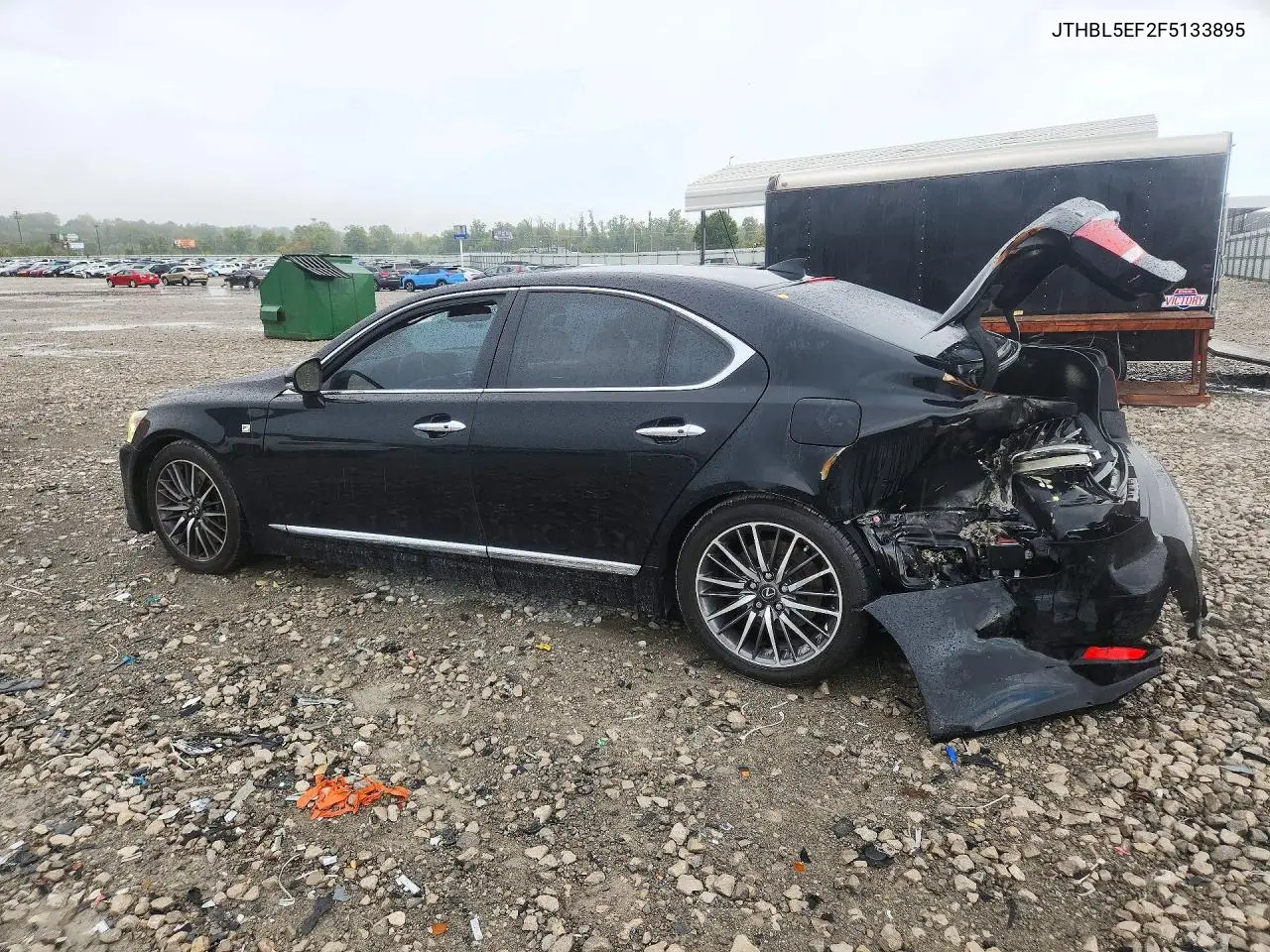 2015 LEXUS LS VIN JTHBL5EF2F5133895 — фото 2