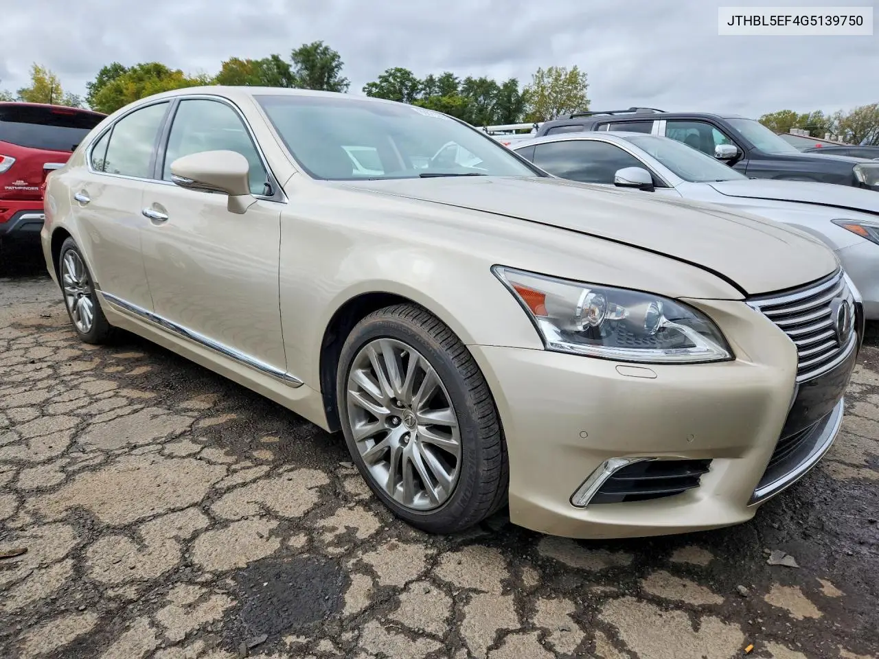 2016 LEXUS LS VIN JTHBL5EF4G5139750 — фото 4