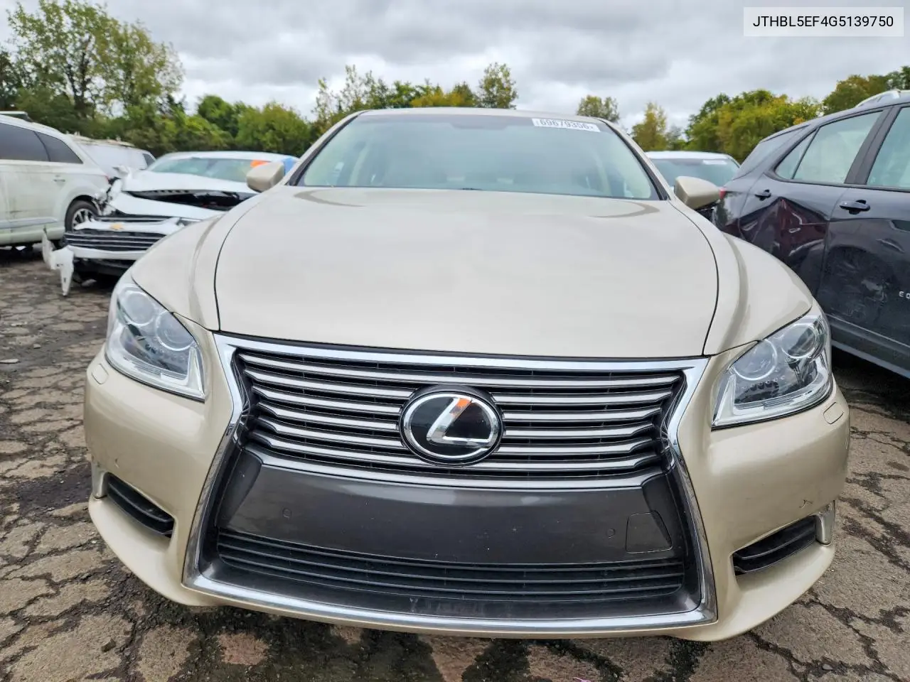 2016 LEXUS LS VIN JTHBL5EF4G5139750 — фото 5