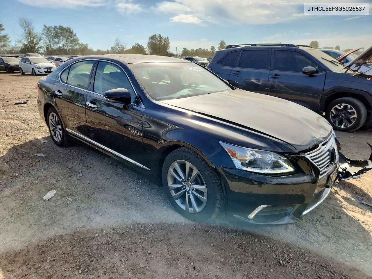 2016 LEXUS LS VIN JTHCL5EF3G5026537 — фото 4