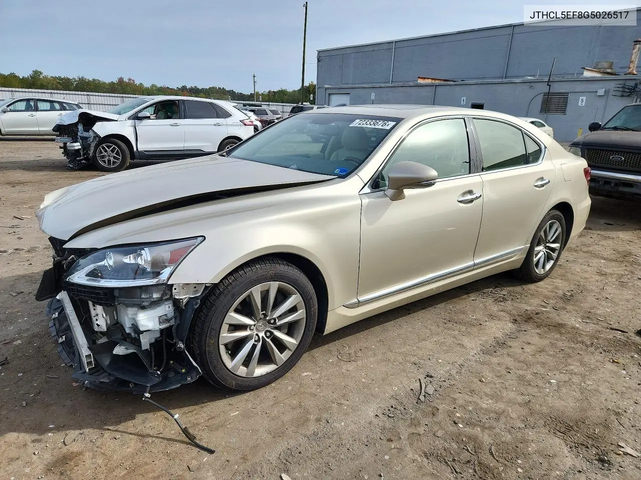 LEXUS LS 2016, VIN JTHCL5EF8G5026517