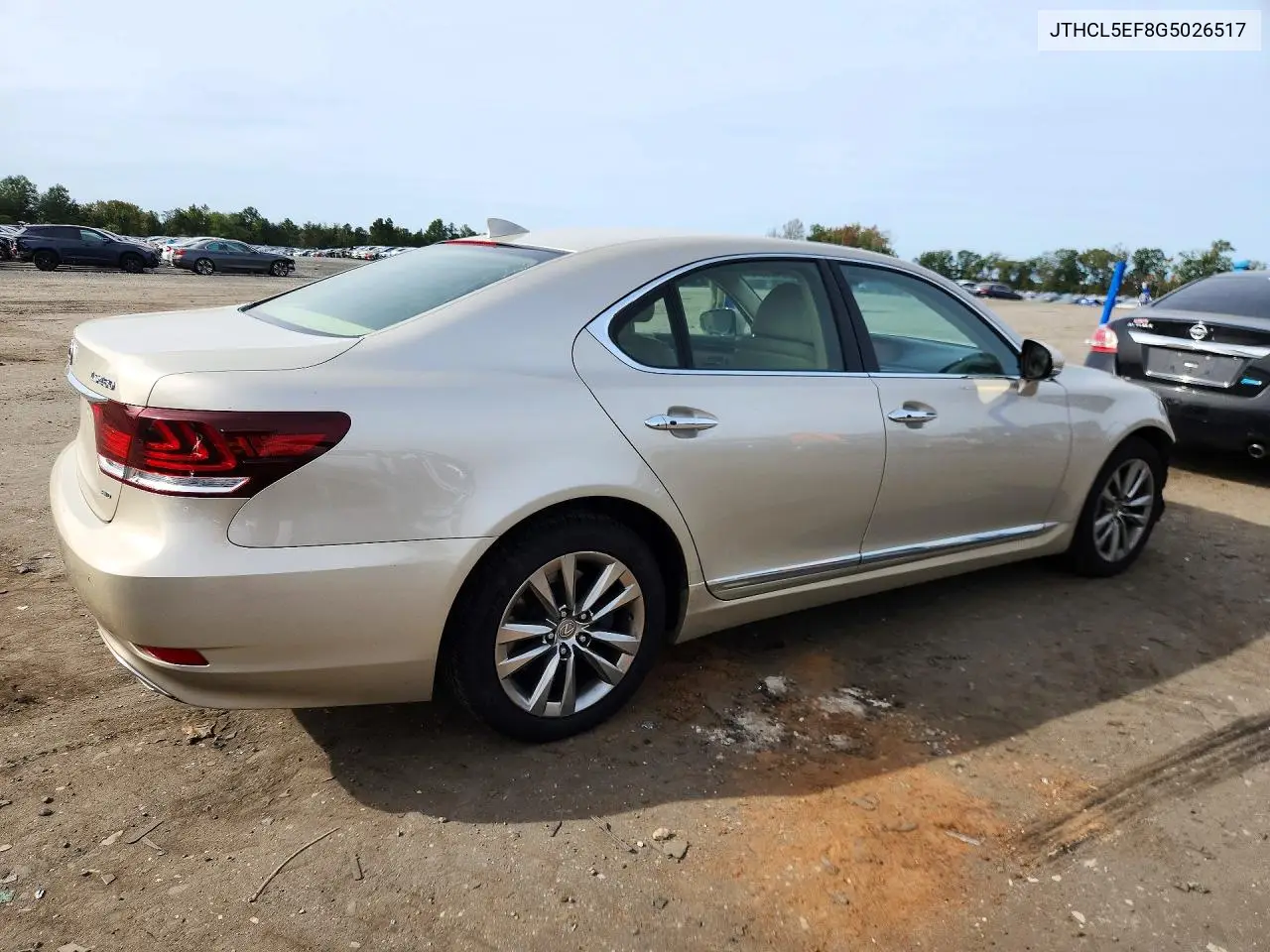 2016 LEXUS LS VIN JTHCL5EF8G5026517 — фото 3