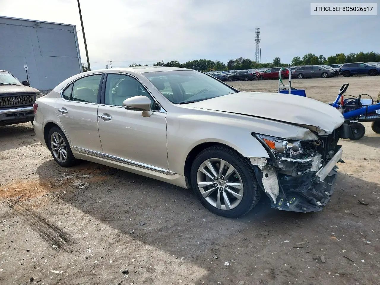 2016 LEXUS LS VIN JTHCL5EF8G5026517 — фото 4