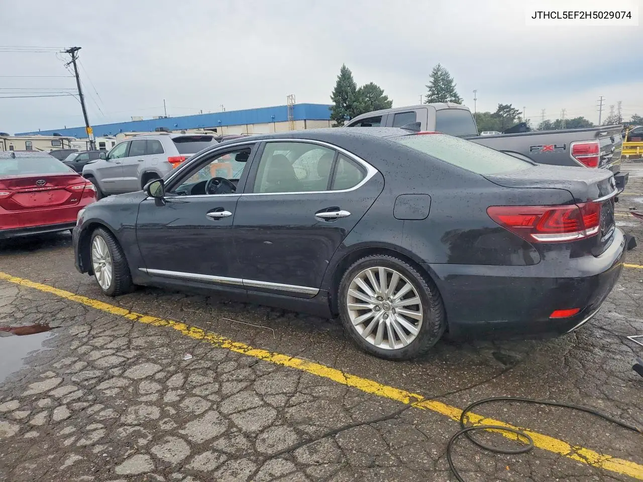 2017 LEXUS LS VIN JTHCL5EF2H5029074 — фото 2