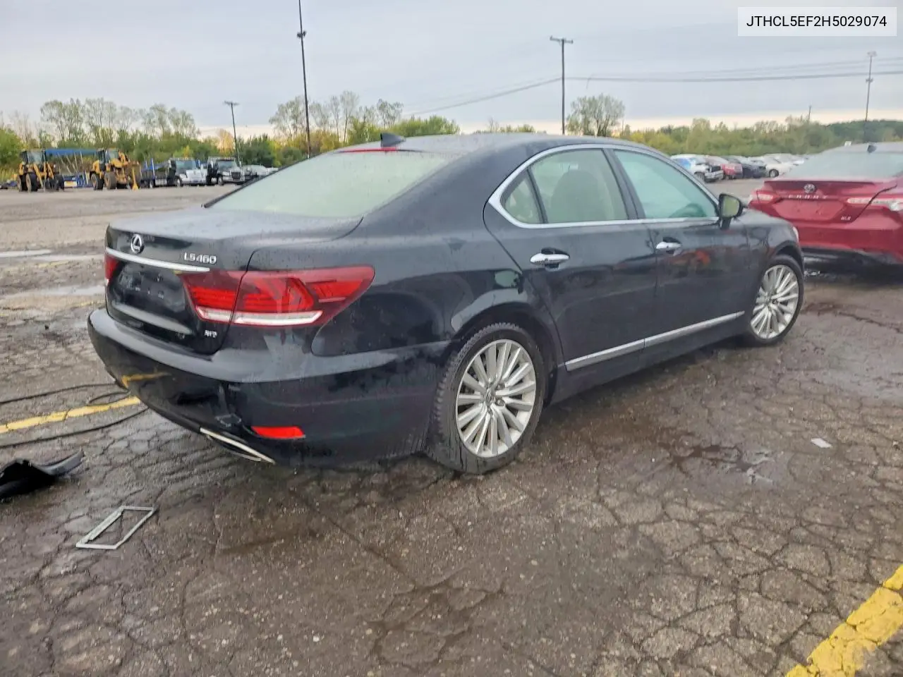2017 LEXUS LS VIN JTHCL5EF2H5029074 — фото 3