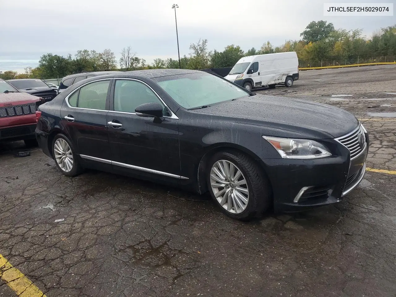 2017 LEXUS LS VIN JTHCL5EF2H5029074 — фото 4