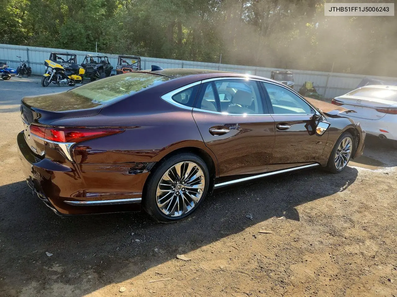 2018 LEXUS LS VIN JTHB51FF1J5006243 — фото 3