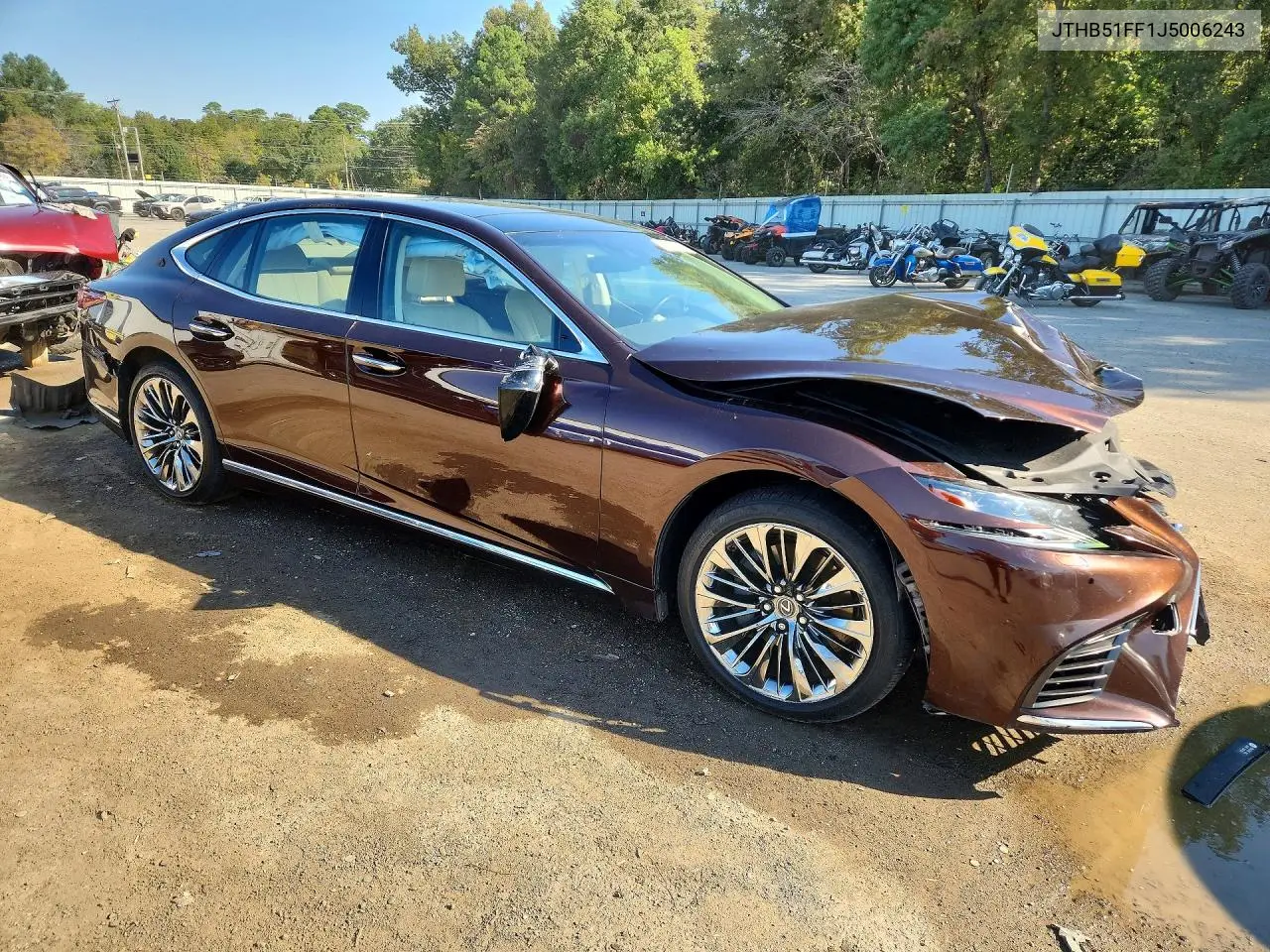 2018 LEXUS LS VIN JTHB51FF1J5006243 — фото 4