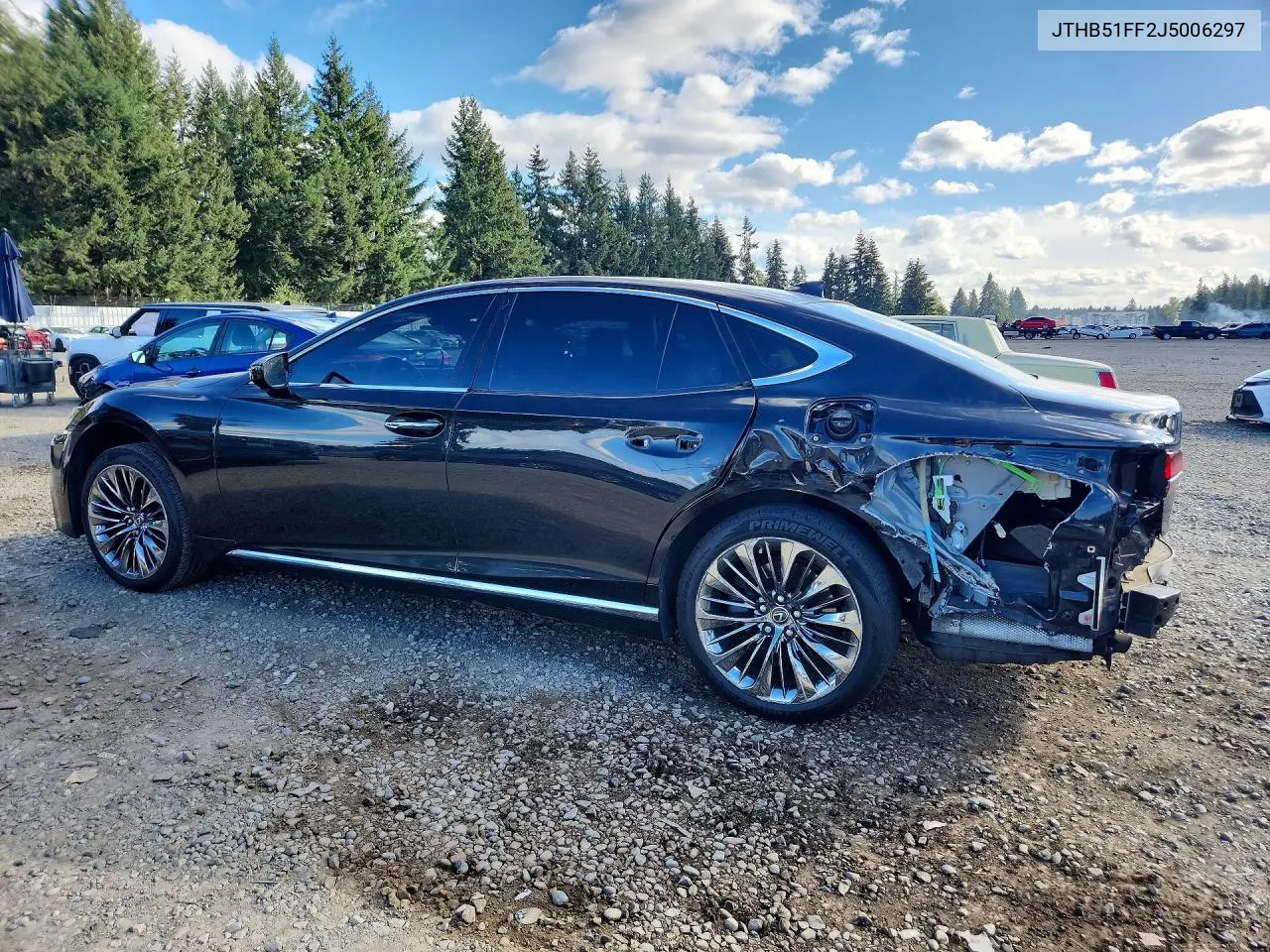 2018 LEXUS LS VIN JTHB51FF2J5006297 — фото 2