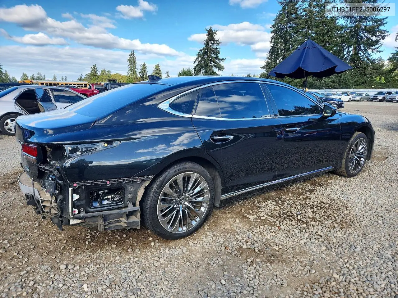 2018 LEXUS LS VIN JTHB51FF2J5006297 — фото 3