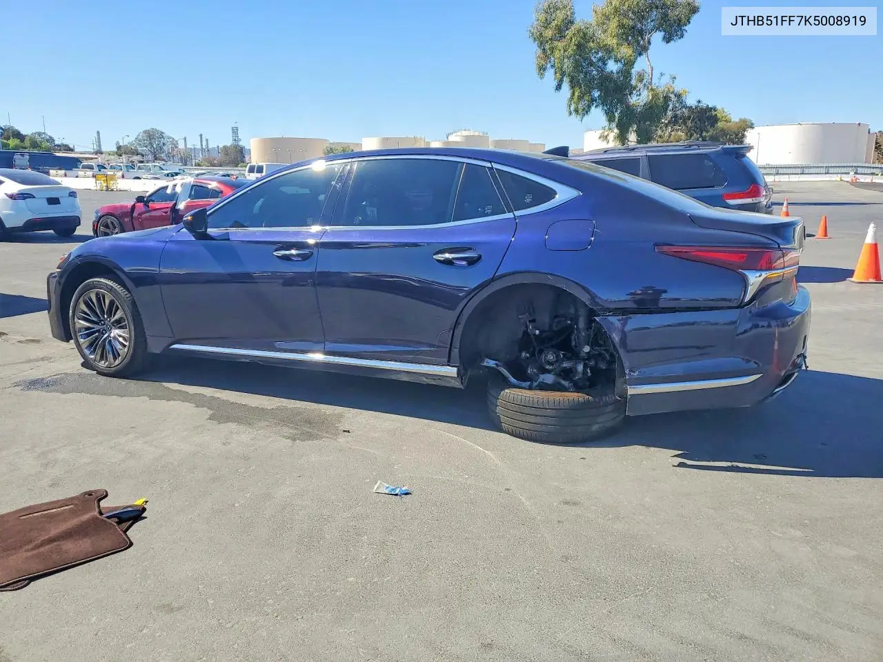 2019 LEXUS LS VIN JTHB51FF7K5008919 — фото 2