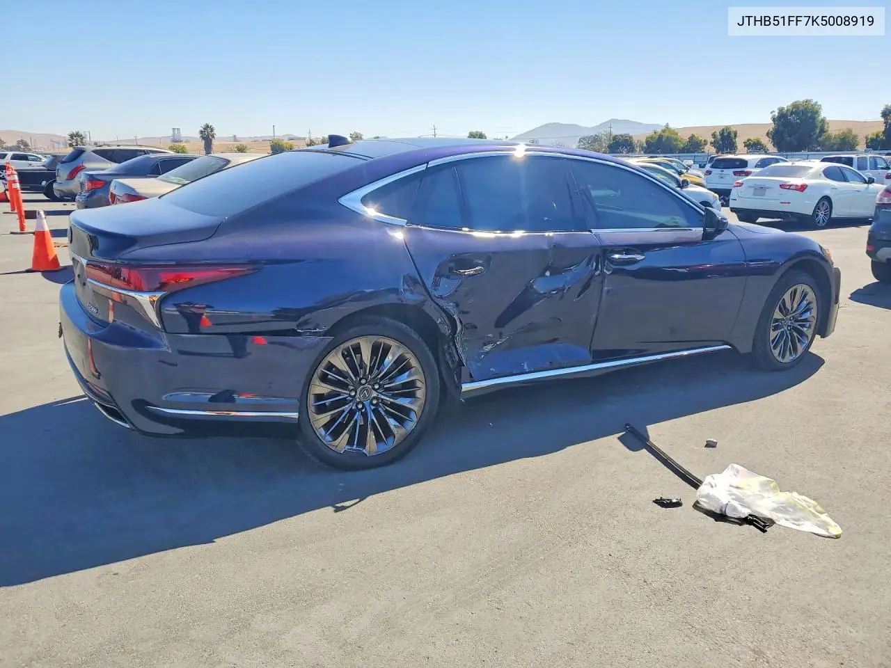 2019 LEXUS LS VIN JTHB51FF7K5008919 — фото 3