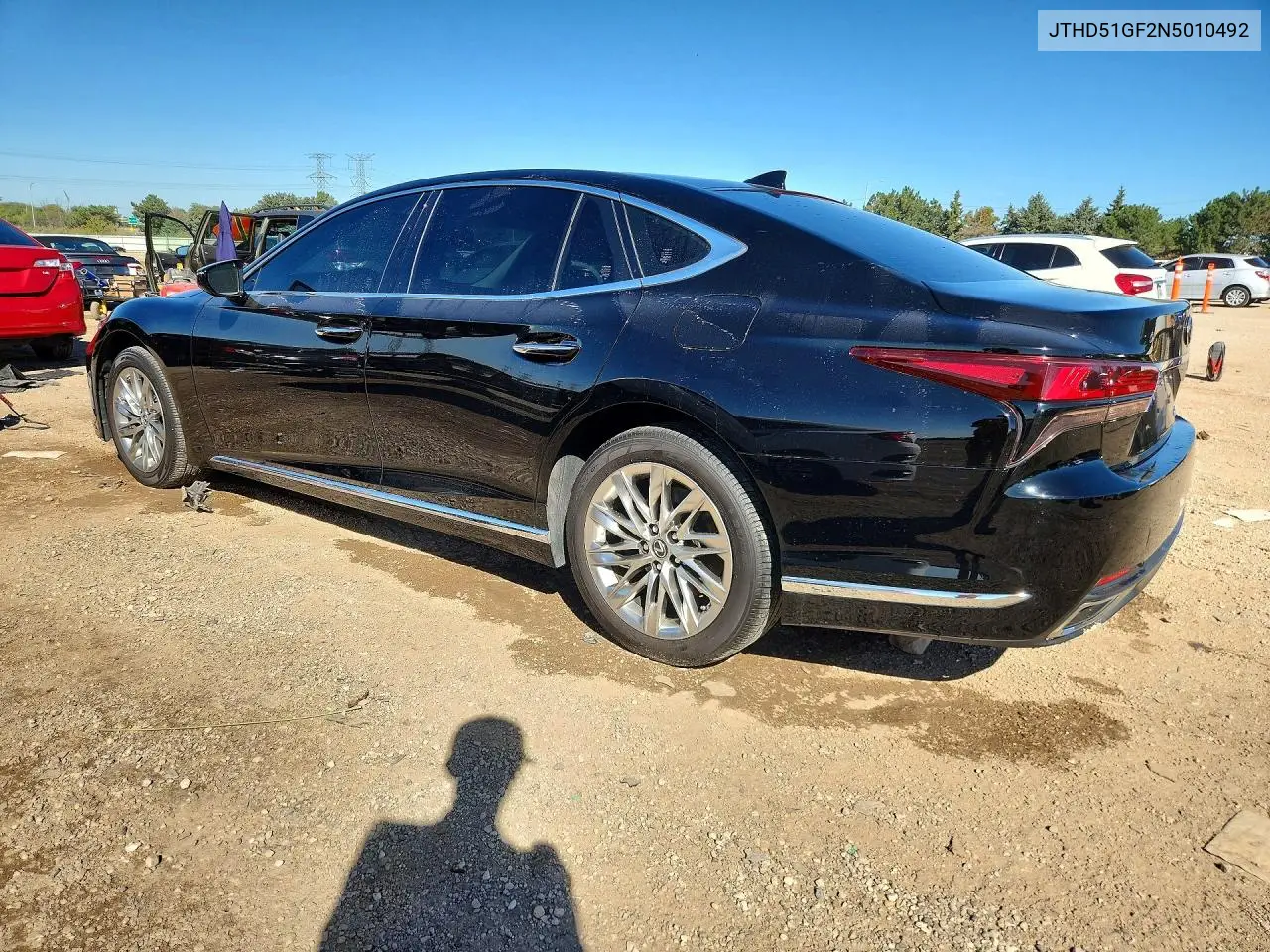 2022 LEXUS LS VIN JTHD51GF2N5010492 — фото 2