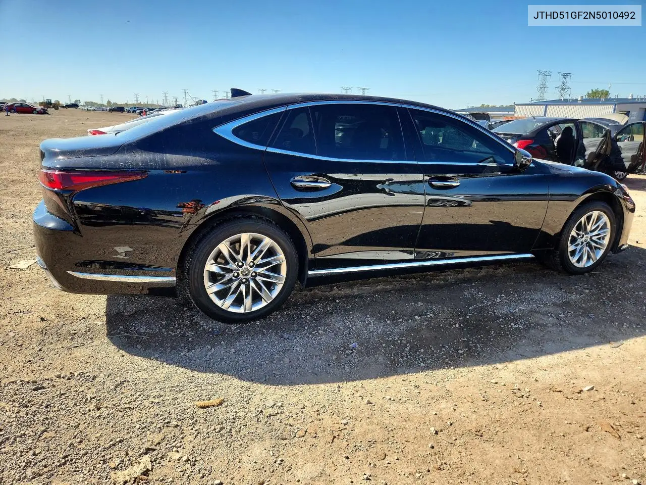 2022 LEXUS LS VIN JTHD51GF2N5010492 — фото 3