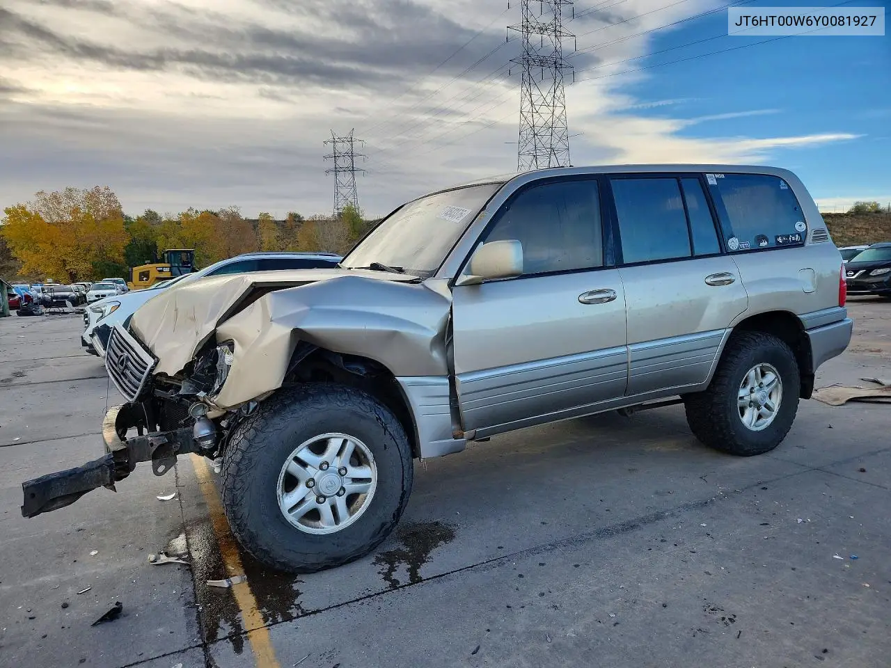 LEXUS LX 2000, VIN JT6HT00W6Y0081927