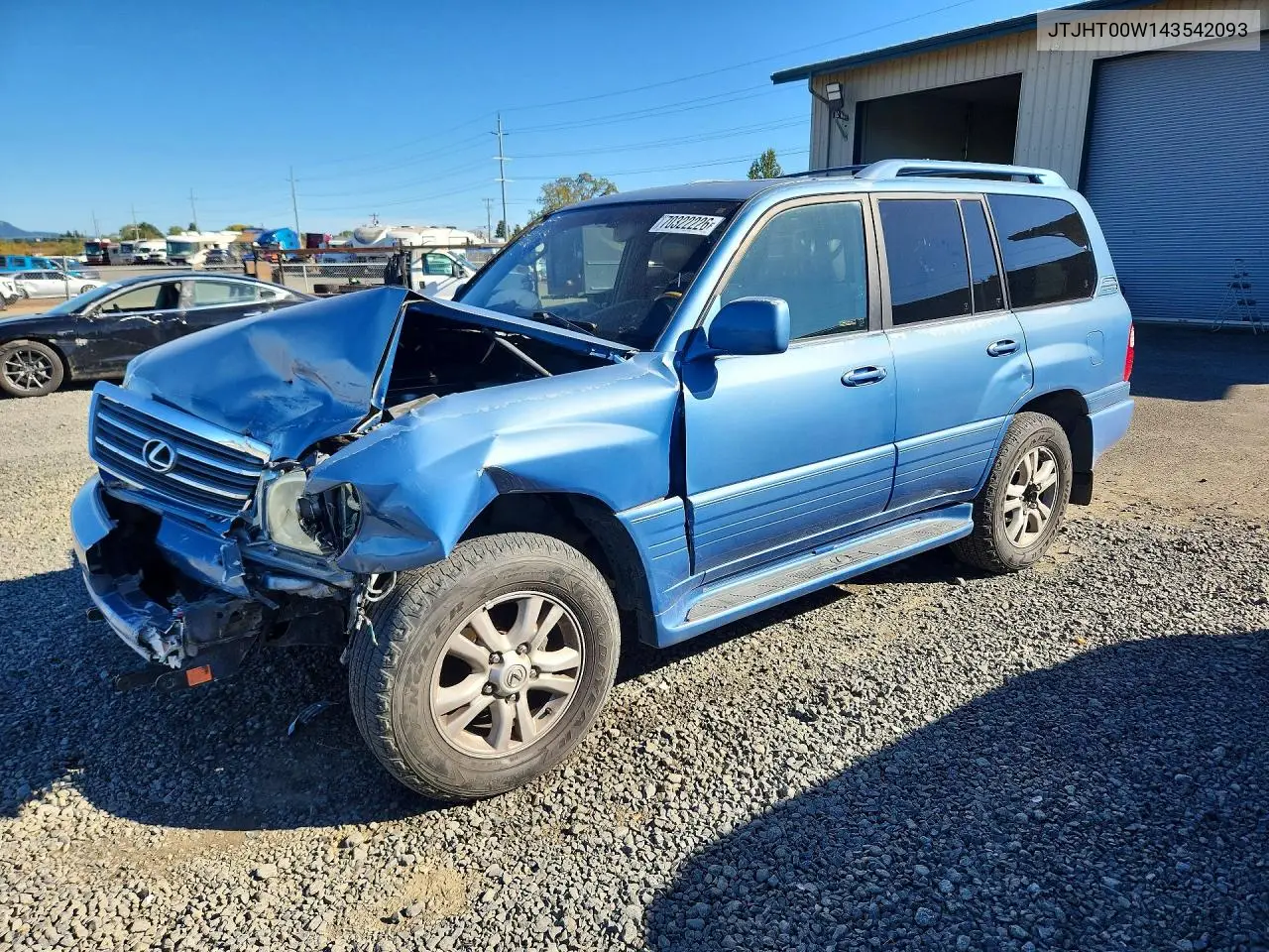 LEXUS LX 2004, VIN JTJHT00W143542093