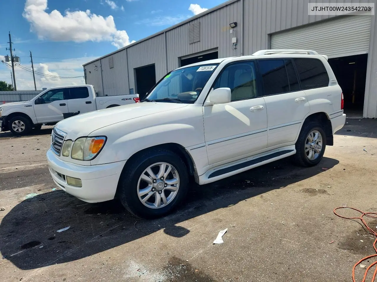 LEXUS LX 2004, VIN JTJHT00W243542703