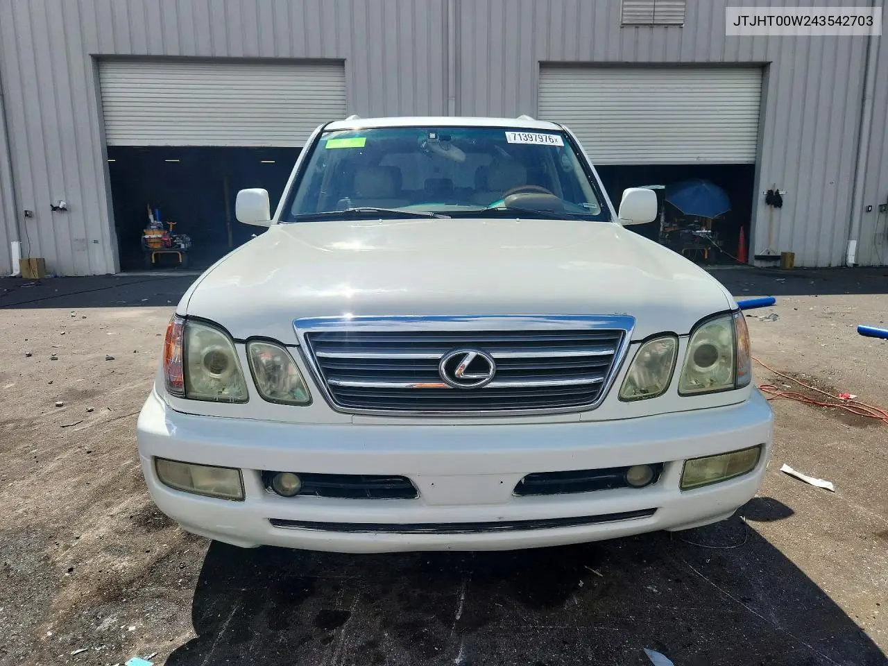 2004 LEXUS LX VIN JTJHT00W243542703 — фото 5