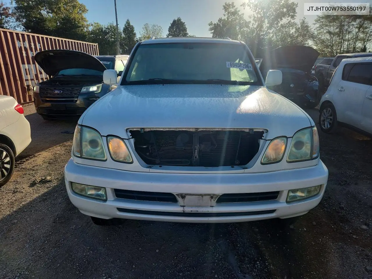 2005 LEXUS LX VIN JTJHT00W753550197 — фото 5