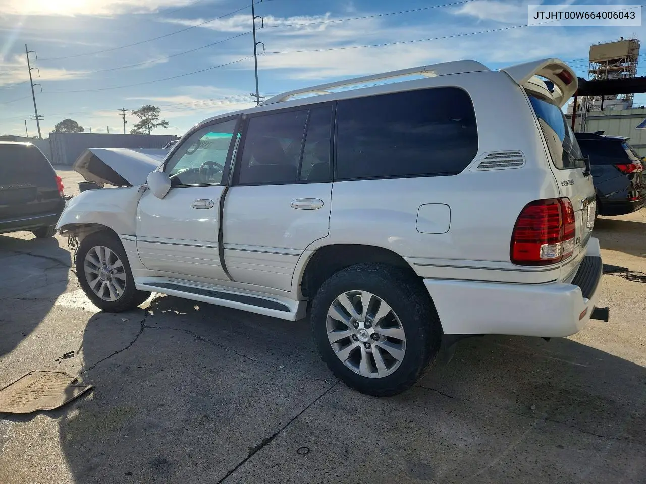2006 LEXUS LX VIN JTJHT00W664006043 — фото 2