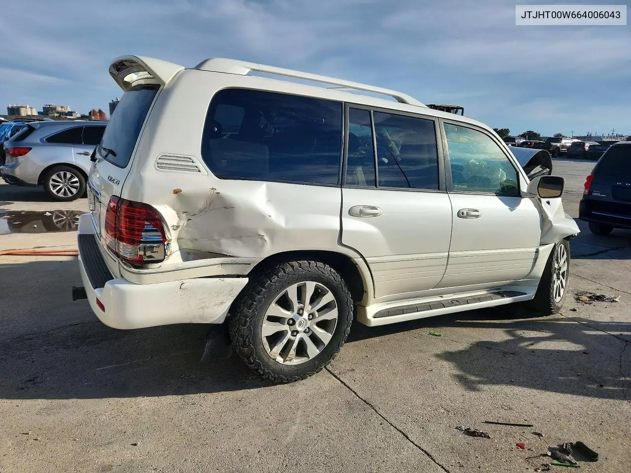 2006 LEXUS LX VIN JTJHT00W664006043 — фото 3