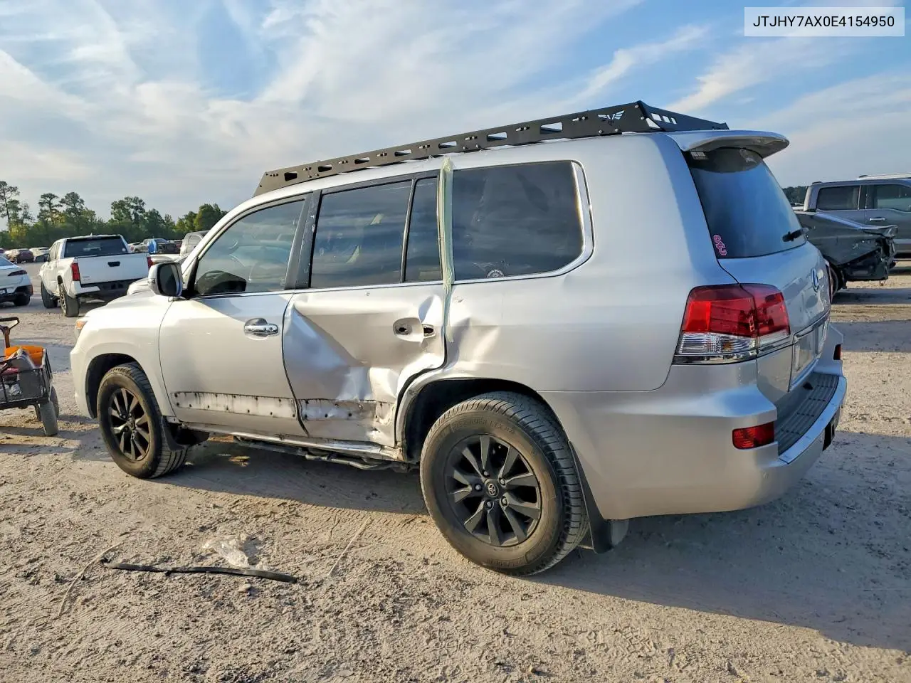 2014 LEXUS LX VIN JTJHY7AX0E4154950 — фото 2