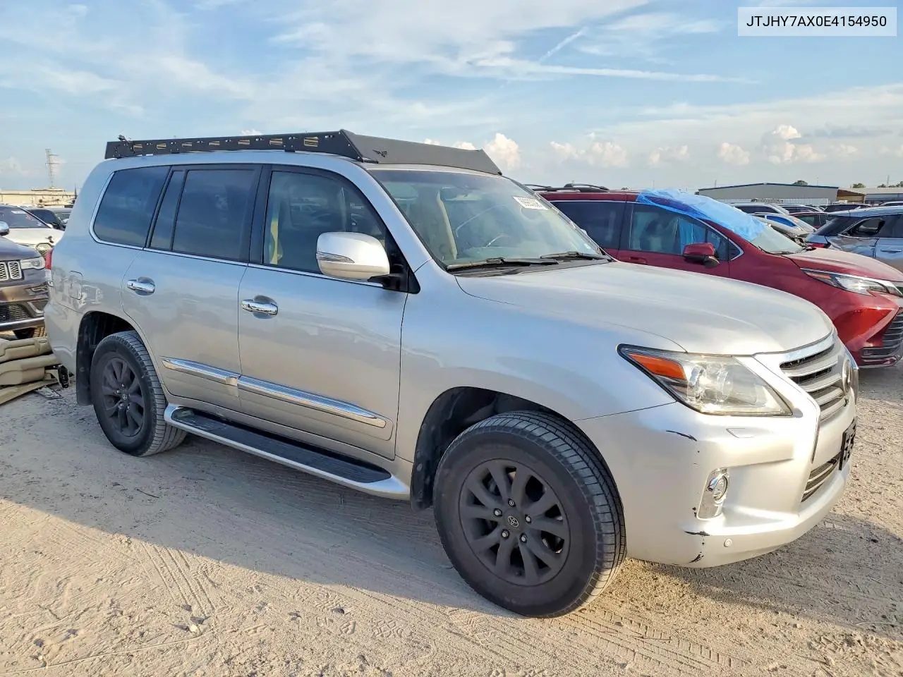 2014 LEXUS LX VIN JTJHY7AX0E4154950 — фото 4