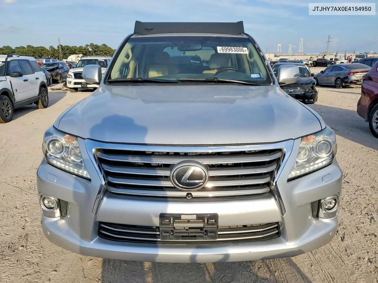 2014 LEXUS LX VIN JTJHY7AX0E4154950 — фото 5