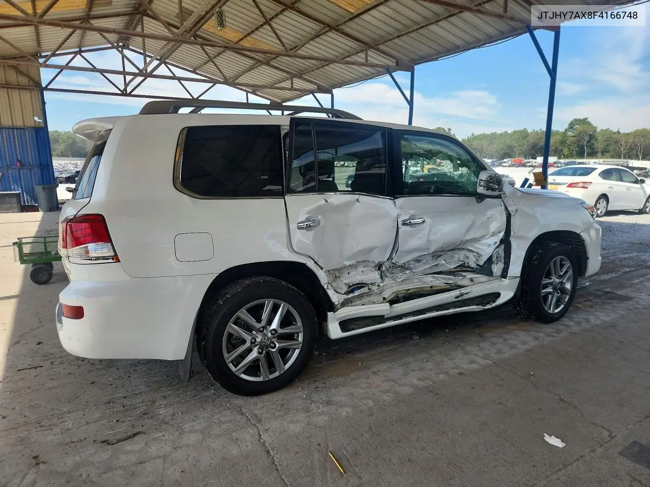2015 LEXUS LX VIN JTJHY7AX8F4166748 — фото 3