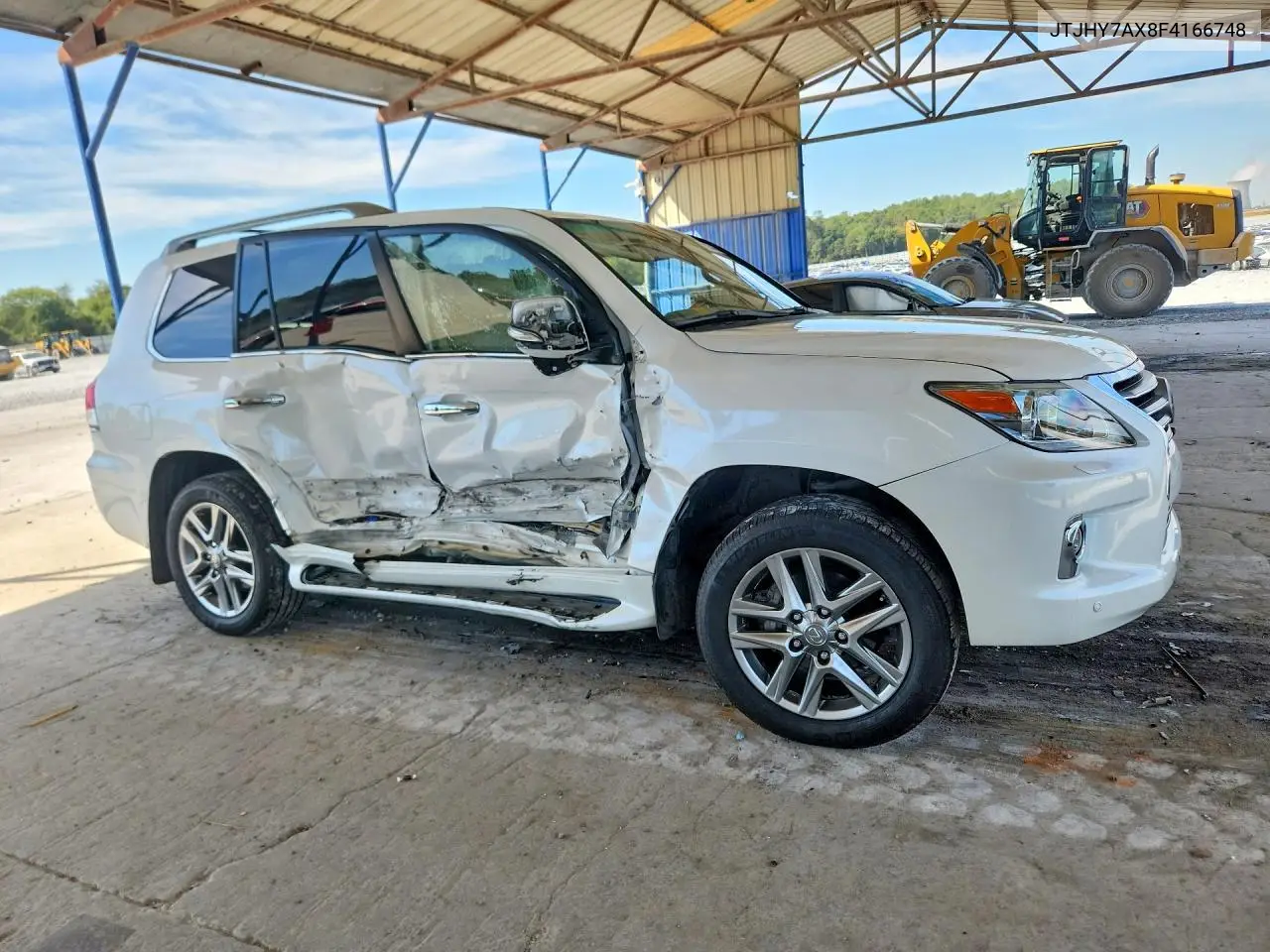 2015 LEXUS LX VIN JTJHY7AX8F4166748 — фото 4