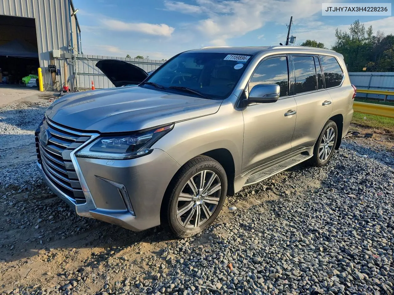 LEXUS LX 2017, VIN JTJHY7AX3H4228236