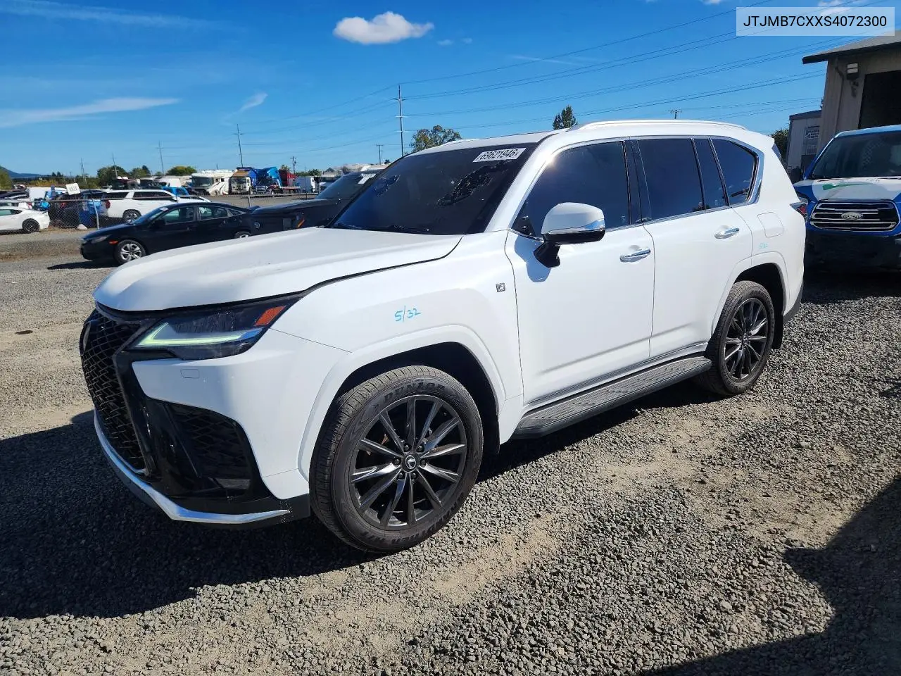 LEXUS LX 2025, VIN JTJMB7CXXS4072300