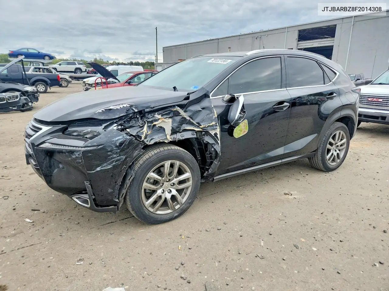 LEXUS NX 2015, VIN JTJBARBZ8F2014308