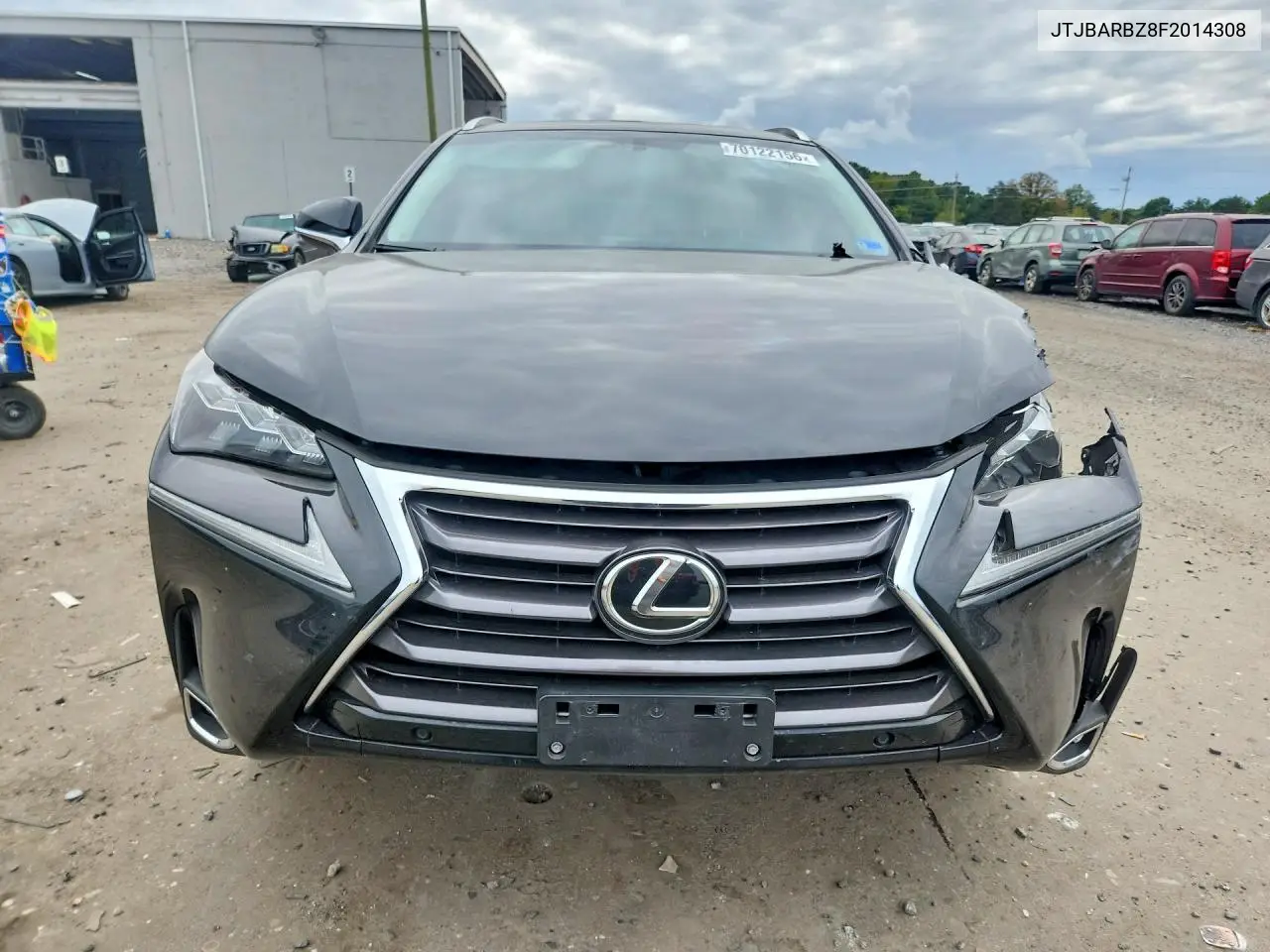 2015 LEXUS NX VIN JTJBARBZ8F2014308 — фото 5