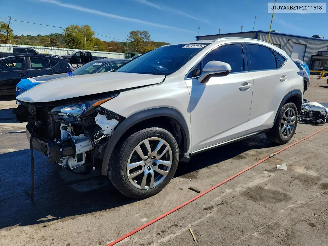 LEXUS NX 2015, VIN JTJYARBZ1F2011518