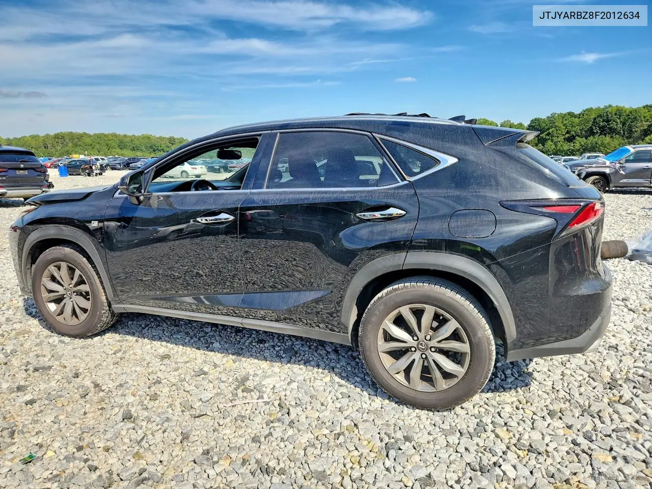 2015 LEXUS NX VIN JTJYARBZ8F2012634 — фото 2