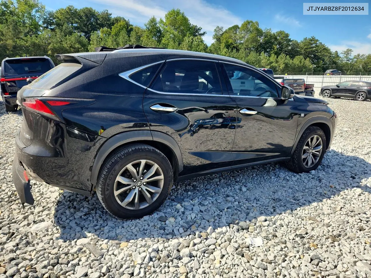2015 LEXUS NX VIN JTJYARBZ8F2012634 — фото 3