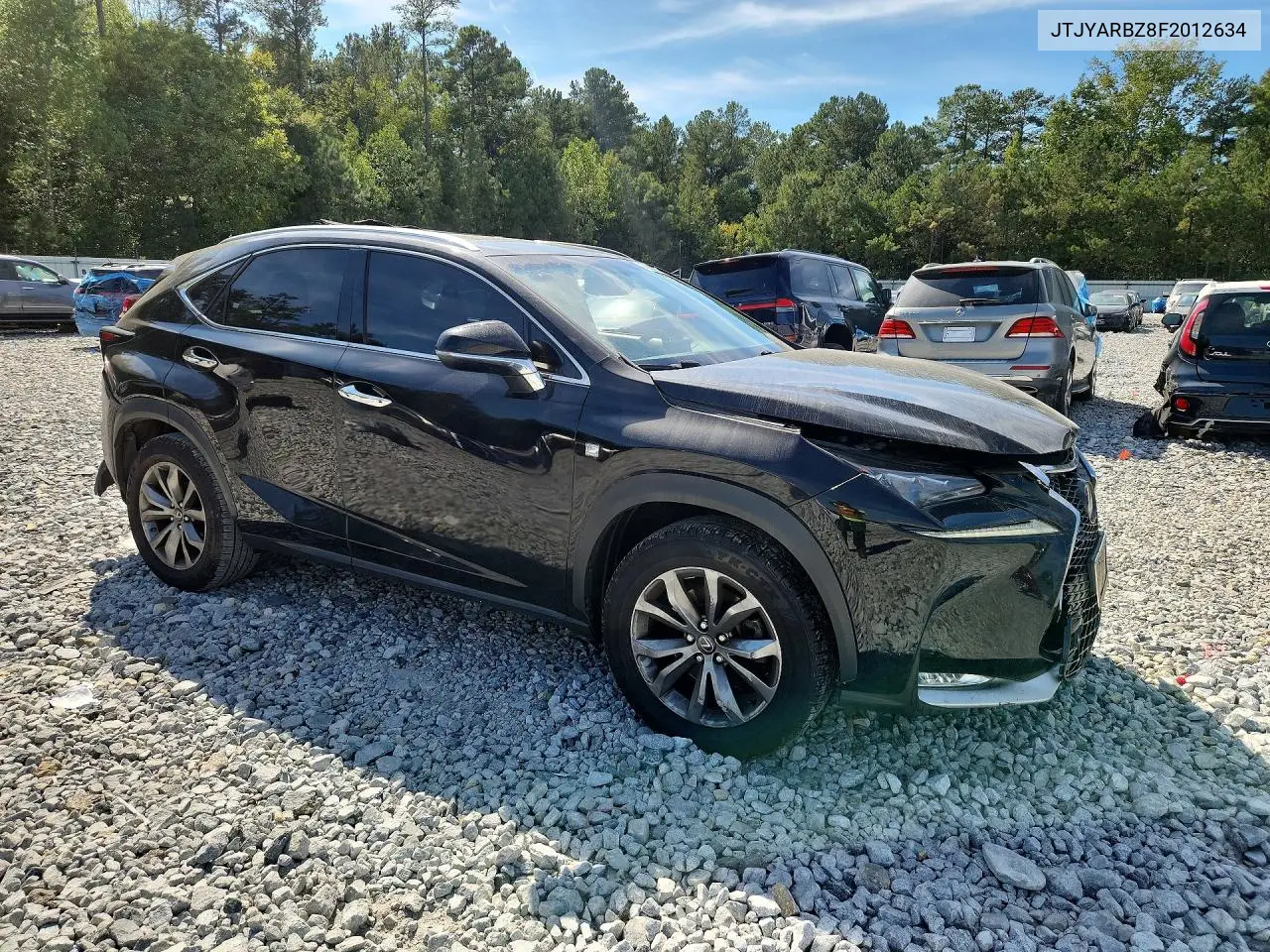 2015 LEXUS NX VIN JTJYARBZ8F2012634 — фото 4