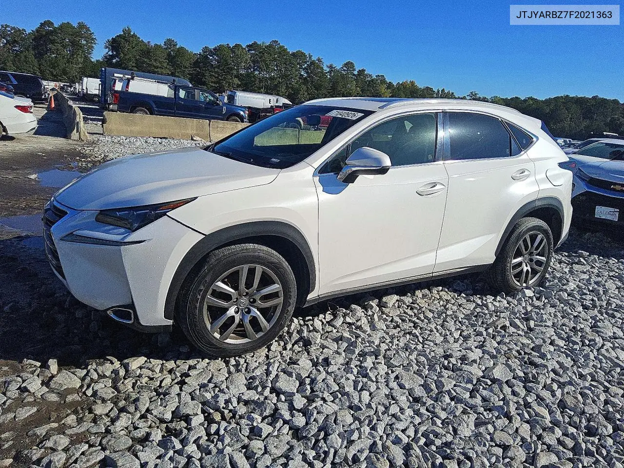 LEXUS NX 2015, VIN JTJYARBZ7F2021363