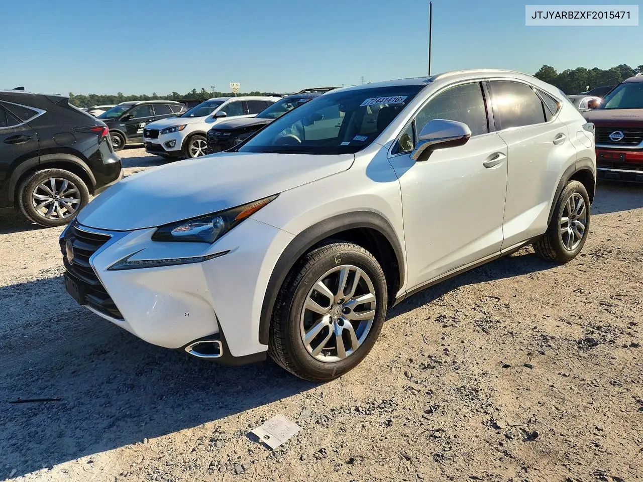 LEXUS NX 2015, VIN JTJYARBZXF2015471