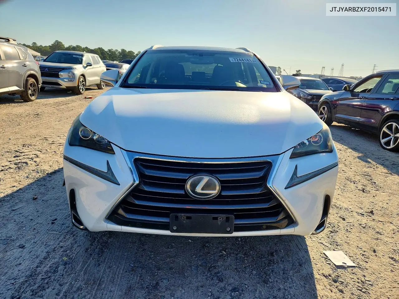 2015 LEXUS NX VIN JTJYARBZXF2015471 — фото 5