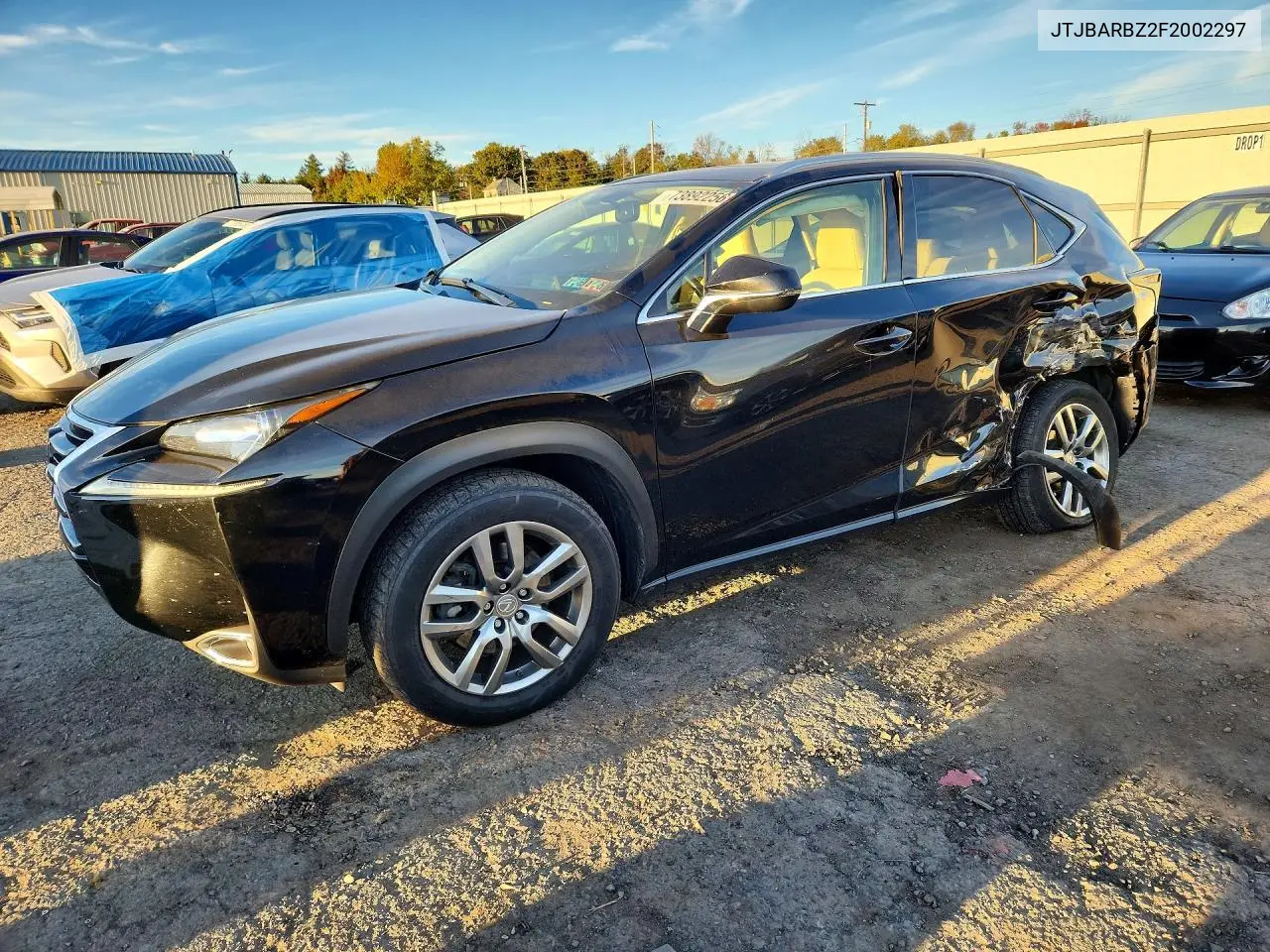 LEXUS NX 2015, VIN JTJBARBZ2F2002297