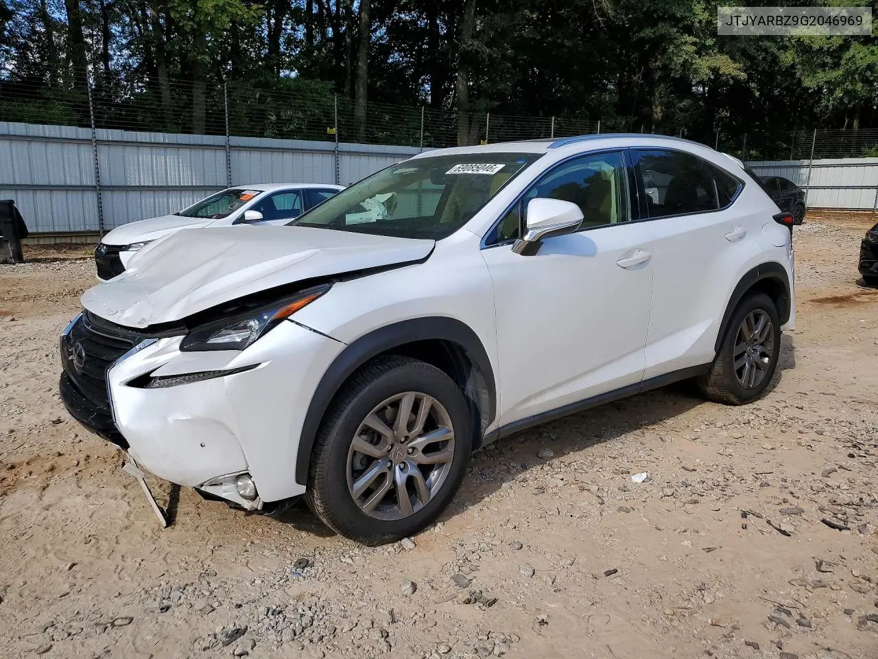 LEXUS NX 2016, VIN JTJYARBZ9G2046969