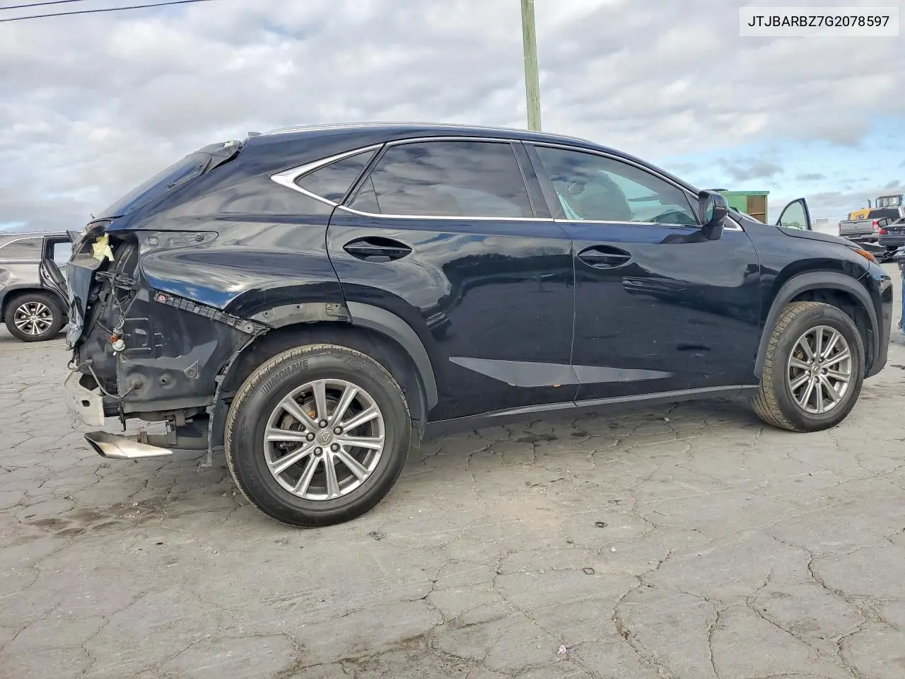 2016 LEXUS NX VIN JTJBARBZ7G2078597 — фото 3