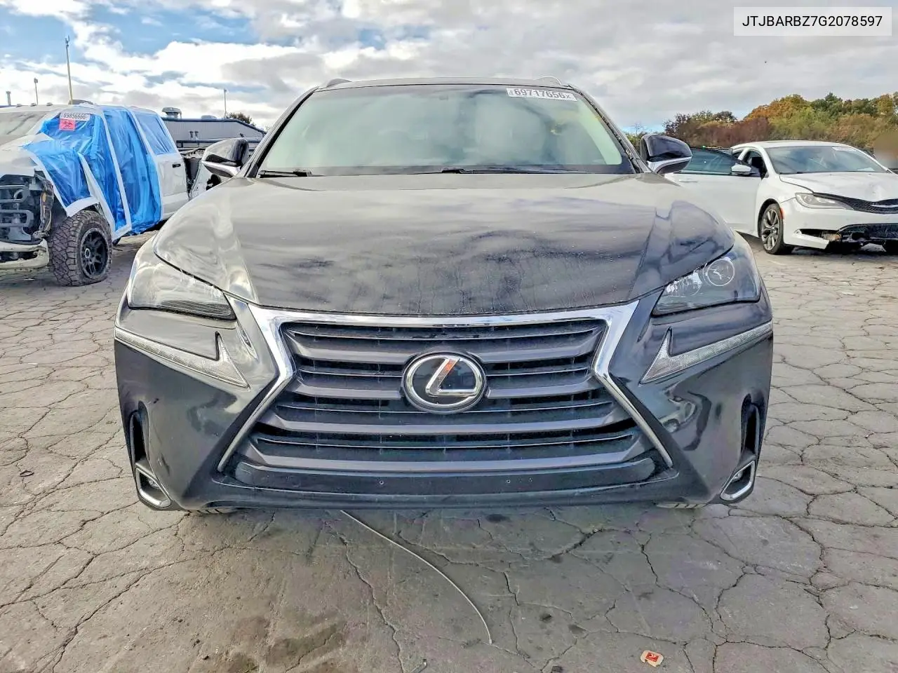 2016 LEXUS NX VIN JTJBARBZ7G2078597 — фото 5