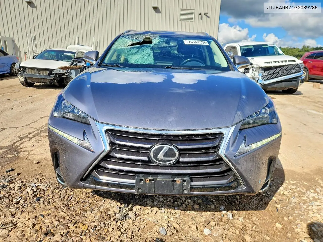 2016 LEXUS NX VIN JTJBARBZ1G2089286 — фото 5