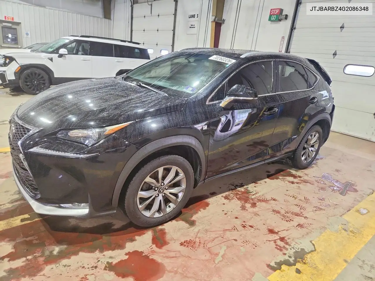 LEXUS NX 2016, VIN JTJBARBZ4G2086348