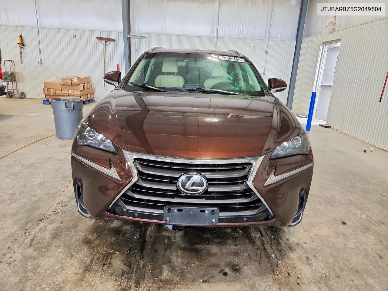 2016 LEXUS NX VIN JTJBARBZ5G2049504 — фото 5