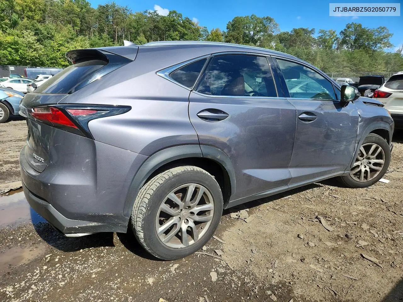 2016 LEXUS NX VIN JTJBARBZ5G2050779 — фото 3
