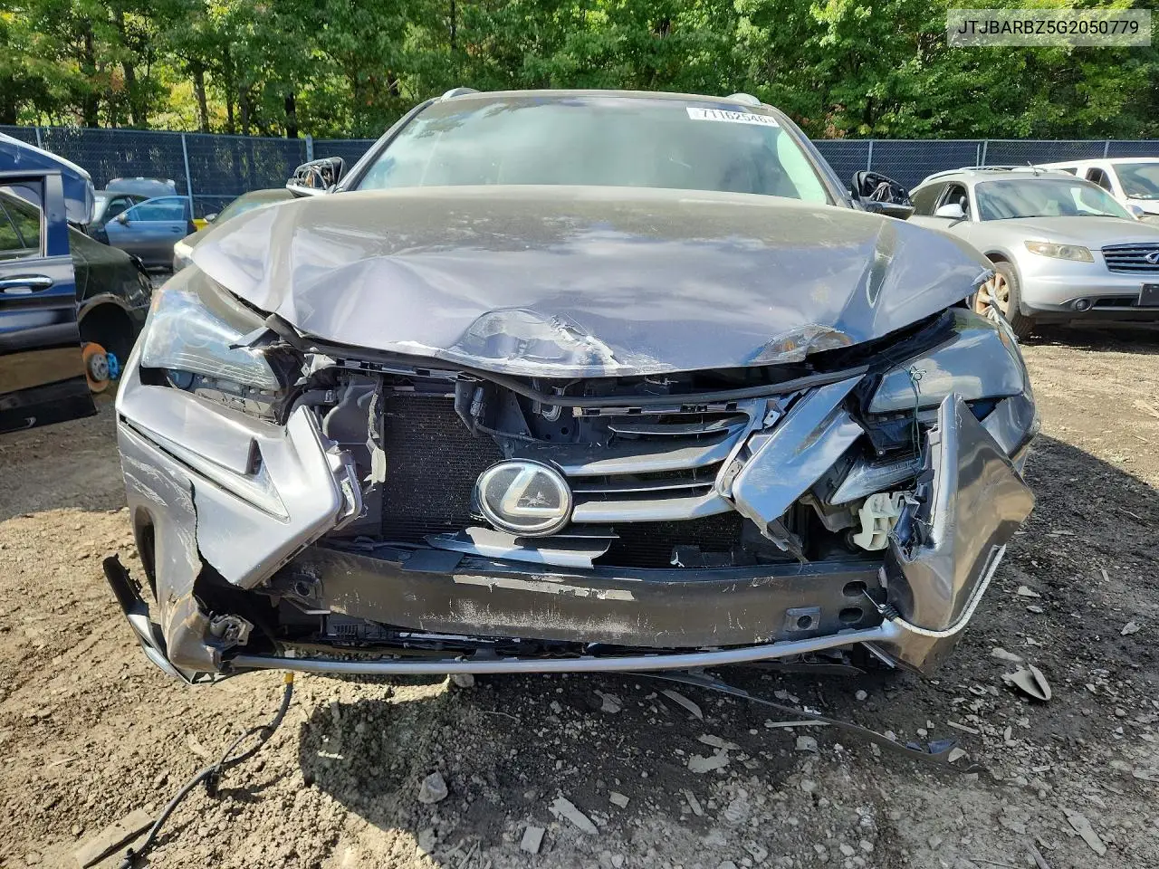 2016 LEXUS NX VIN JTJBARBZ5G2050779 — фото 5